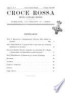 Croce rossa pubblicazione mensile del Comitato centrale