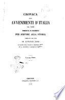 Cronaca degli avvenimenti d'Italia nel 1859 corredata di documenti per servire alla storia