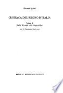 Cronaca del Regno d'Italia: Dalla Vittoria alla Repubblica