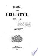 Cronaca della guerra d'Italia del 1859 ...: 1859-1860