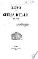 Cronaca della guerra d'Italia del 1859(-1866).