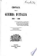 Cronaca della guerra d'Italia del 1859(-1866).