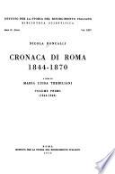 Cronaca di Roma 1844-1870