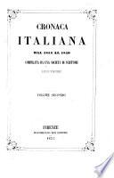 Cronaca italiana dal 1814 al 1850 compilata da una societaà di scrittori