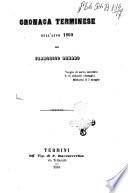 Cronaca terminese dell'anno 1860