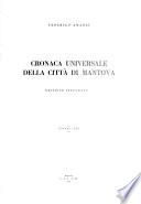 Cronaca universale della città di Mantova