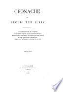 Cronache dei secoli 13. e 14