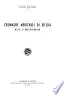 Cronache medievali di Sicilia