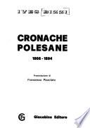 Cronache polesane, 1866-1894