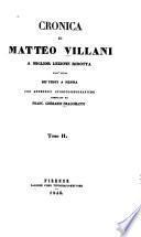 Cronica a miglior lezione ridotta coll'ajuto de' testi penna con appendici storicogeografiche compilate da Franc Gherardi Dragomanni
