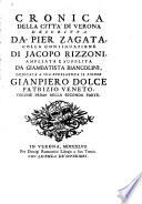 Cronica della citta' di Verona
