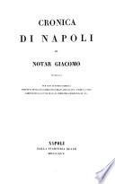 Cronica di Napoli pubblicata per cura di Paolo Garzilli