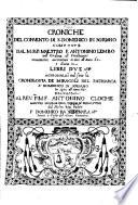 Croniche del convento di S. Domenico in Soriano, novamente accresciute in sins all' anno 1687. Aggiuntavi nel fine la cronologia de miracoli del patriarca S. Domenico in Soriano in sino all'anno 1687 da Domenico da Seminara