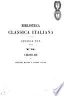 Croniche di Giovanni, Matteo e Filippo Villani