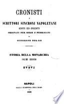Cronisti e scrittori sincroni della dominazione normanna nel regno di Puglia e Sicilia: Svevi
