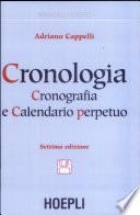 Cronologia, cronografia e calendario perpetuo