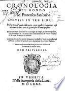 Cronologia del mondo