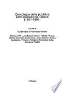 Cronologia della pubblica amministrazione italiana (1861-1992)
