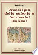 Cronologia delle colonie e dei domini italiani
