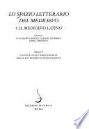 Cronologia e bibliografia della letteratura mediolatina