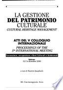 Cultural heritage management