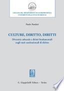 Culture, diritto, diritti