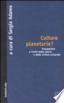 Culture planetarie?