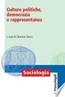 Culture politiche, democrazia e rappresentanza