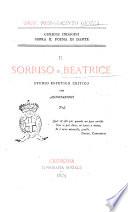 Curiose indagini sopra il poema di Dante il sorriso di Beatrice Pier Giacinto Giozza