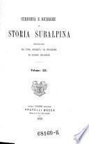 Curiosità e ricerche di storia subalpina
