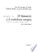 D'Annunzio e il simbolismo europeo