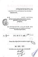 D. Christophori de Paz ... De tenuta, seu Interdicto & remedio possessorio summarissimo, tam mero, quàm mixto, super huius regni primigenijs, tractatus. ..