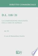 D.L. 118/21 La composizione negoziata della crisi di impresa