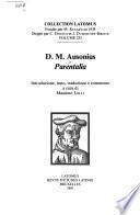 D.m. Ausonius Parentalia