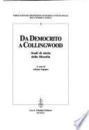 Da Democrito a Collingwood