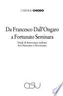 Da Francesco Dall'Ongaro a Fortunato Seminara