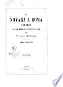 Da Novara a Roma istoria della rivoluzione italiana