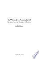 Da Ottone III a Massimiliano I