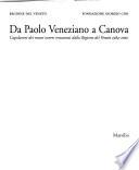 Da Paolo Veneziano a Canova