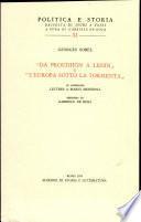 Da Proudhon a Lenin e L'Europa sotto la tormenta