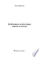 Da Sudtirolo ad Alto Adige