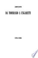 Da Tommaseo a Ungaretti