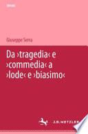 Da 'tragedia' e 'commedia' a 'lode' e 'biasimo'