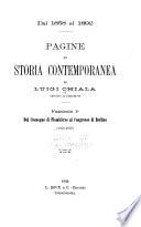 Dal 1858 al 1892: Dal Convegno di Plombières al Congresso di Berlino (1858-1878)