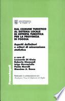 Dal comune turistico al sistema locale di offerta turistica per la provincia di Foggia