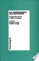Dal decentramento alla devolution