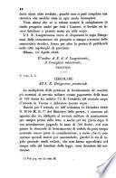 Dal primo Aprile al 31 Ottobre 1850