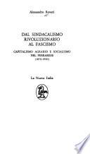 Dal sindacalismo rivoluzionario al fascismo