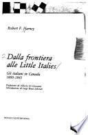 Dalla frontiera alle Little Italies