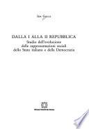 Dalla I alla II Repubblica